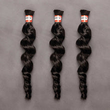 Load image into Gallery viewer, Cabello Humano 100% Natural sin procesar Kinky de 30 Pulgadas