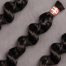 Load image into Gallery viewer, Cabello Humano 100% Natural sin procesar Kinky de 30 Pulgadas