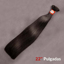 Load image into Gallery viewer, Extensiones de Cabello 100% Virgen Straight de 22 Pulgadas