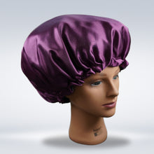 Load image into Gallery viewer, Gorros de Satín Morado