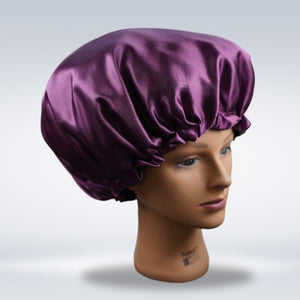 Gorros de Satín Morado