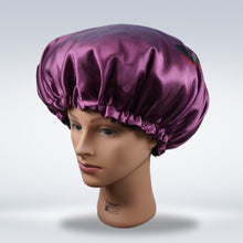 Load image into Gallery viewer, Gorros de Satín Morado